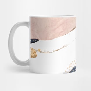 Pink and Blue Marble Effect Mug